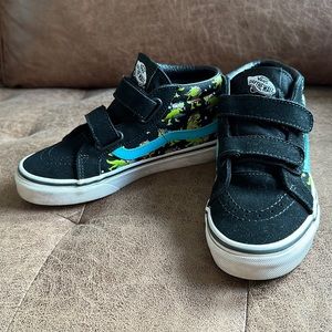 VANS kids 2Y musical dinosaur glow in the dark Sk8-Mid